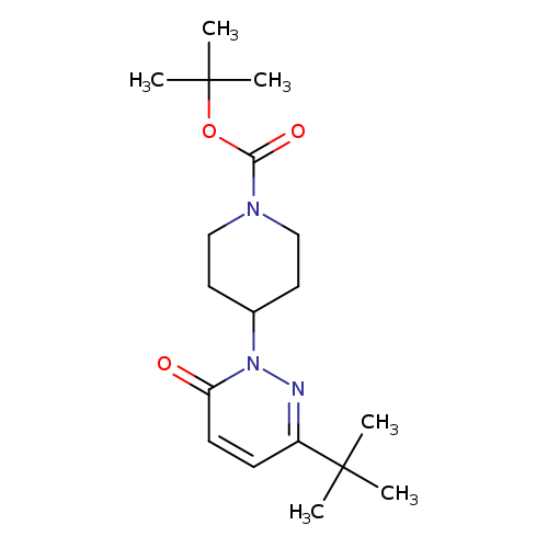 tert-butyl 4-(3-tert-butyl-6-oxo-1,6-dihydropyridazin-1-yl)piperidine-1-carboxylate