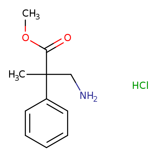 methyl 3-amino-2-methyl-2-phenylpropanoate hydrochloride