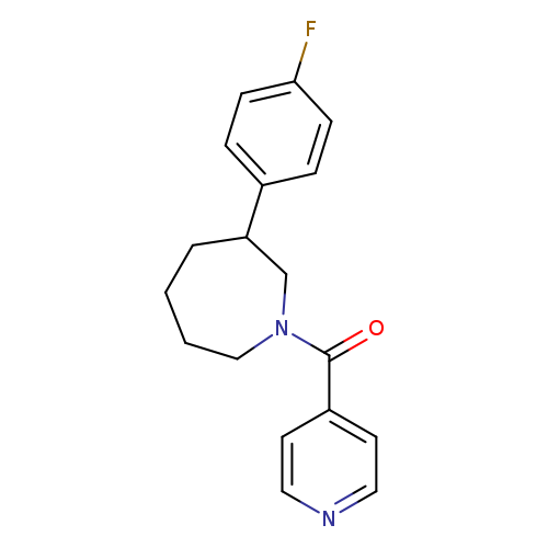 3-(4-fluorophenyl)-1-(pyridine-4-carbonyl)azepane