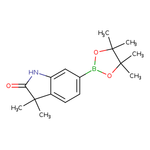 3,3-Dimethyl-6-(4,4,5,5-tetramethyl-1,3,2-dioxaborolan-2-yl)indolin-2-one