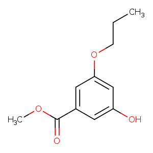 Benzoic acid, 3-hydroxy-5-propoxy-, methyl ester
