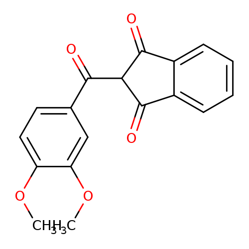 2-(3,4-dimethoxybenzoyl)-2,3-dihydro-1H-indene-1,3-dione