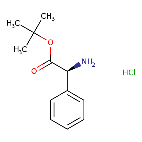 Benzeneacetic acid, α-amino-, 1,1-dimethylethyl ester, hydrochloride (1:1), (αS)-