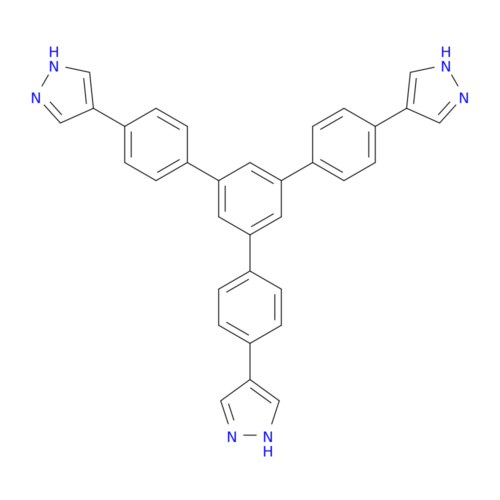 4,4'-(5'-(4-(1H-Pyrazol-4-yl)phenyl)-[1,1':3',1''-terphenyl]-4,4''-diyl)bis(1H-pyrazole)