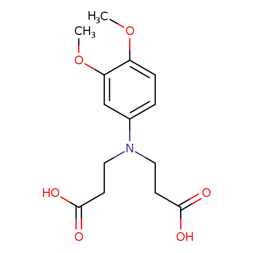 3-[(2-carboxyethyl)-3,4-dimethoxyanilino]propanoic acid