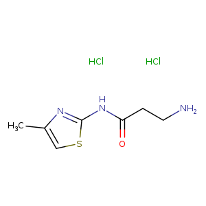 3-amino-N-(4-methyl-1,3-thiazol-2-yl)propanamide dihydrochloride