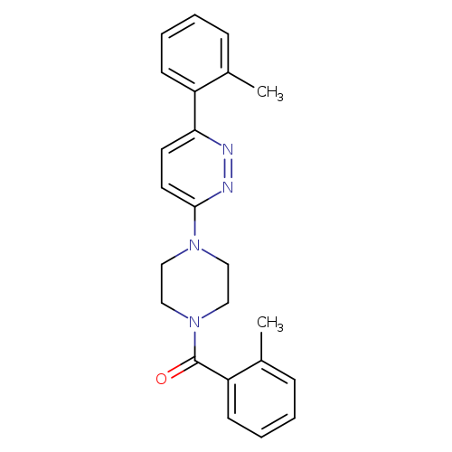 3-[4-(2-methylbenzoyl)piperazin-1-yl]-6-(2-methylphenyl)pyridazine