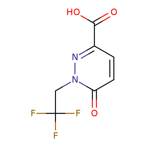 6-oxo-1-(2,2,2-trifluoroethyl)-1,6-dihydropyridazine-3-carboxylic acid