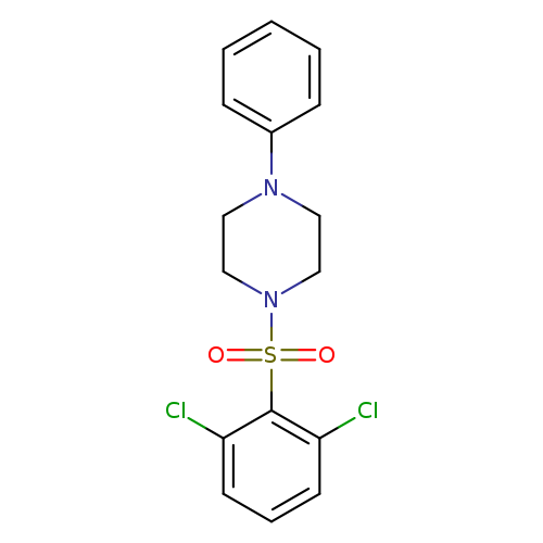 1-(2,6-dichlorobenzenesulfonyl)-4-phenylpiperazine