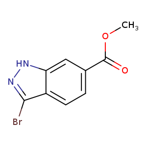 1H-INDAZOLE-6-CARBOXYLIC ACID,3-BROMO-,METHYL ESTER