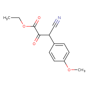 ethyl 3-cyano-3-(4-methoxyphenyl)-2-oxopropanoate