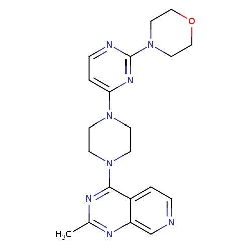 4-[4-(4-{2-methylpyrido[3,4-d]pyrimidin-4-yl}piperazin-1-yl)pyrimidin-2-yl]morpholine
