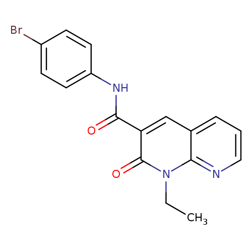N-(4-bromophenyl)-1-ethyl-2-oxo-1,2-dihydro-1,8-naphthyridine-3-carboxamide