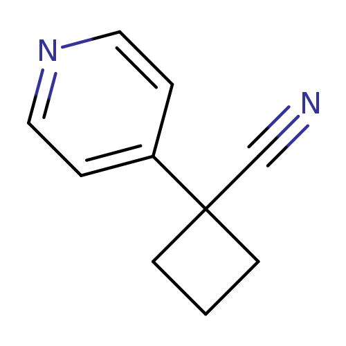 1-(pyridin-4-yl)cyclobutane-1-carbonitrile