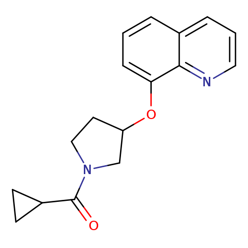 8-[(1-cyclopropanecarbonylpyrrolidin-3-yl)oxy]quinoline