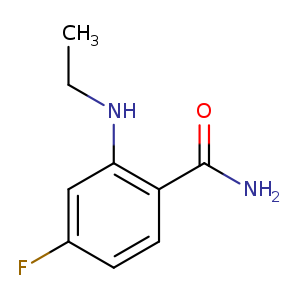 2-(ethylamino)-4-fluorobenzamide