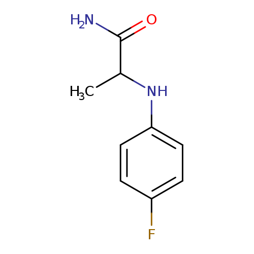 2-[(4-fluorophenyl)amino]propanamide