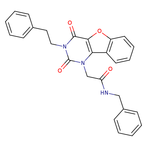 N-benzyl-2-[4,6-dioxo-5-(2-phenylethyl)-8-oxa-3,5-diazatricyclo[7.4.0.0^{2,7}]trideca-1(9),2(7),10,12-tetraen-3-yl]acetamide
