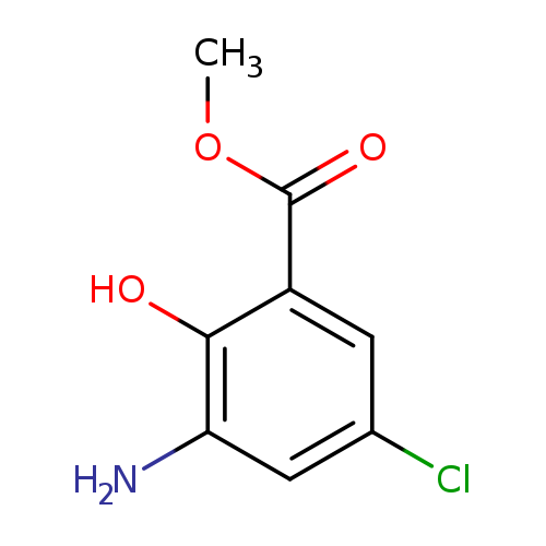 Benzoic acid, 3-amino-5-chloro-2-hydroxy-, methyl ester