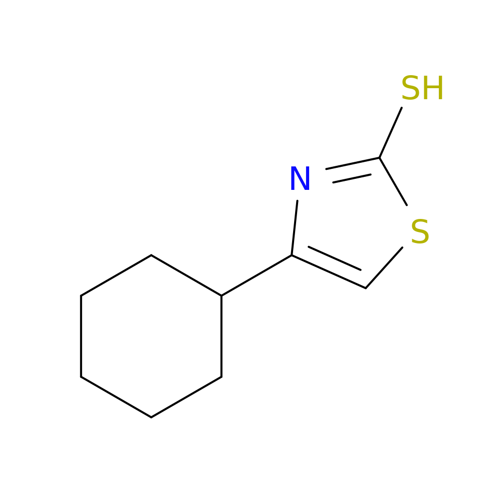 4-cyclohexyl-1,3-thiazole-2-thiol