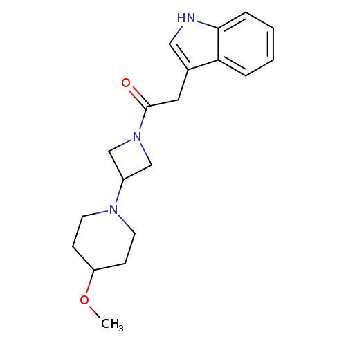 2-(1H-indol-3-yl)-1-[3-(4-methoxypiperidin-1-yl)azetidin-1-yl]ethan-1-one