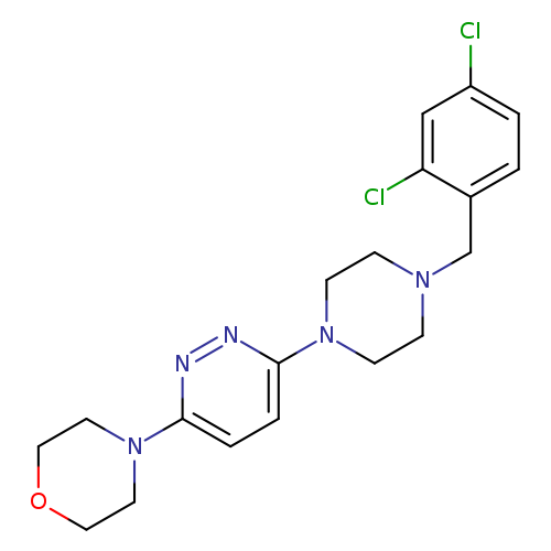 4-(6-{4-[(2,4-dichlorophenyl)methyl]piperazin-1-yl}pyridazin-3-yl)morpholine