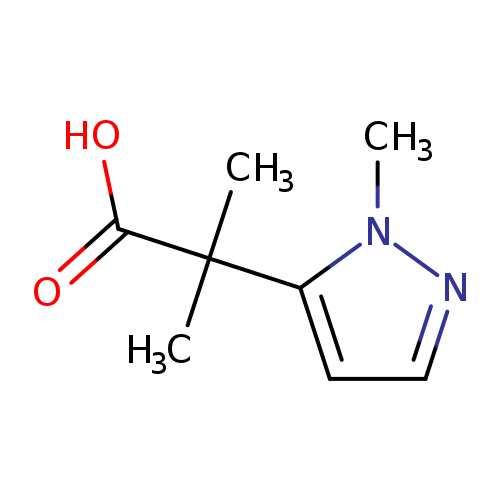 2-methyl-2-(1-methyl-1H-pyrazol-5-yl)propanoicacid