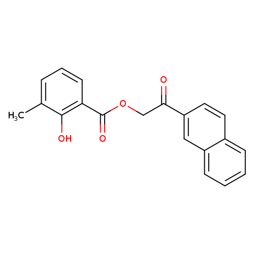2-(2-naphthyl)-2-oxoethyl 2-hydroxy-3-methylbenzoate