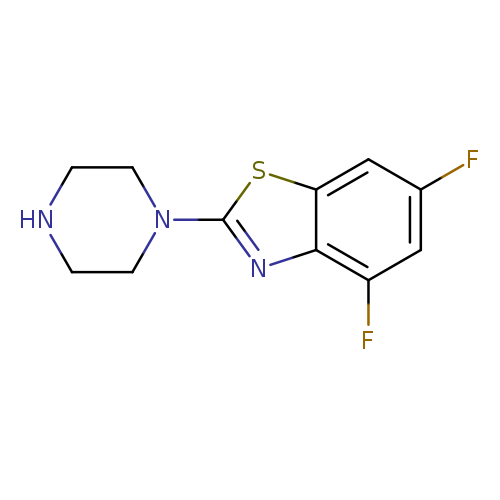 4,6-Difluoro-2-piperazin-1-yl-1,3-benzothiazole