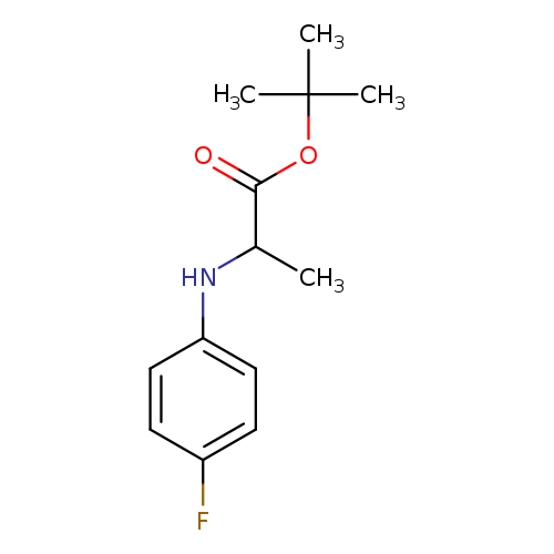 tert-butyl 2-[(4-fluorophenyl)amino]propanoate