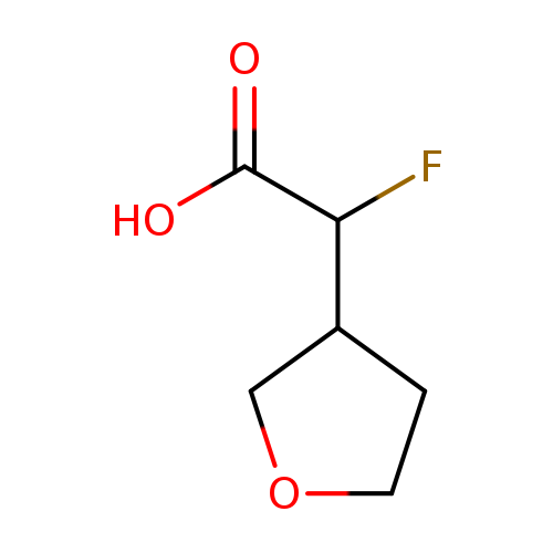 2-fluoro-2-(oxolan-3-yl)acetic acid
