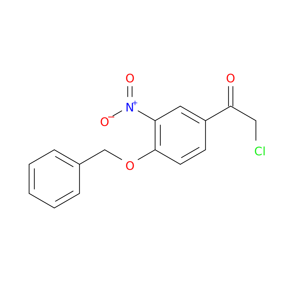 2-CHLORO-1-[3-NITRO-4-(PHENYLMETHOXY)PHENYL]ETHANONE