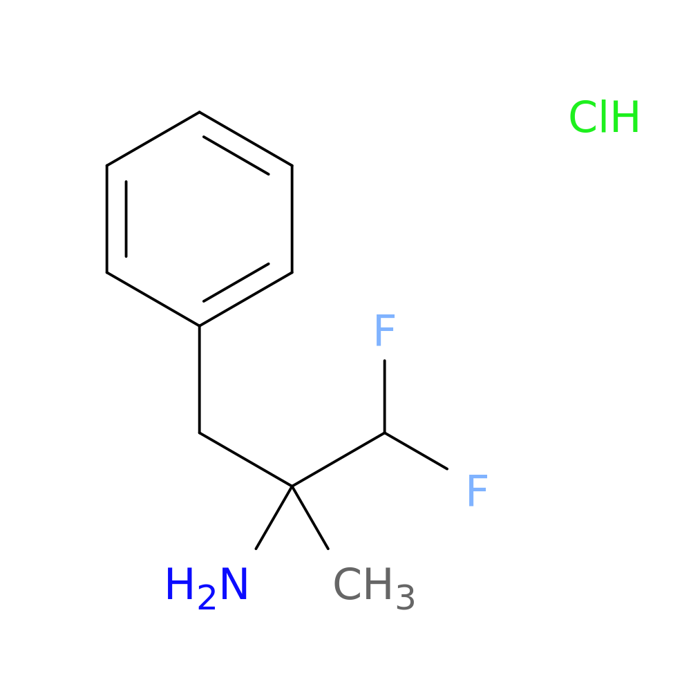 1,1-difluoro-2-methyl-3-phenylpropan-2-amine hydrochloride