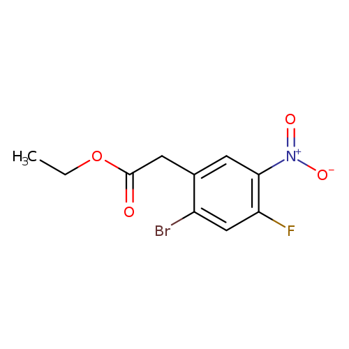 Ethyl 2-(2-bromo-4-fluoro-5-nitrophenyl)acetate