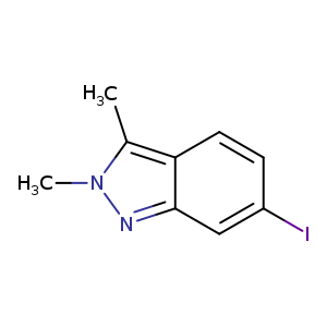 2H-Indazole, 6-iodo-2,3-dimethyl-
