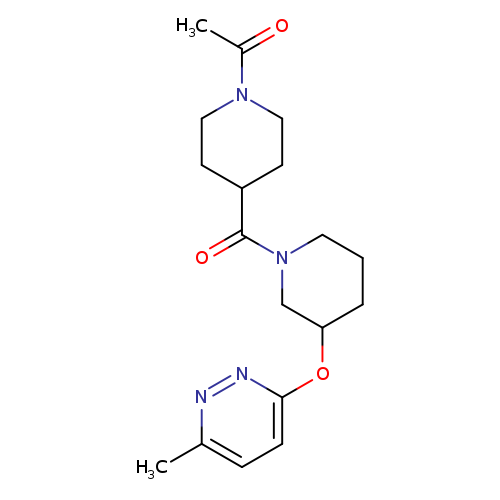 1-(4-{3-[(6-methylpyridazin-3-yl)oxy]piperidine-1-carbonyl}piperidin-1-yl)ethan-1-one