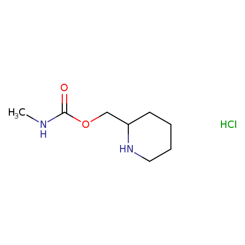 (piperidin-2-yl)methyl N-methylcarbamate hydrochloride