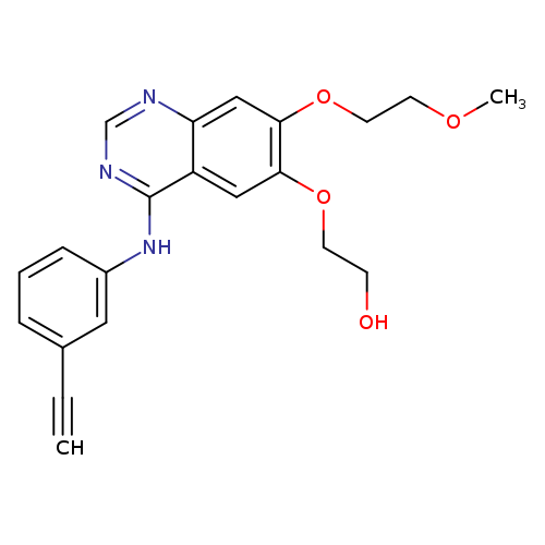 Ethanol, 2-[[4-[(3-ethynylphenyl)amino]-7-(2-methoxyethoxy)-6-quinazolinyl]oxy]-