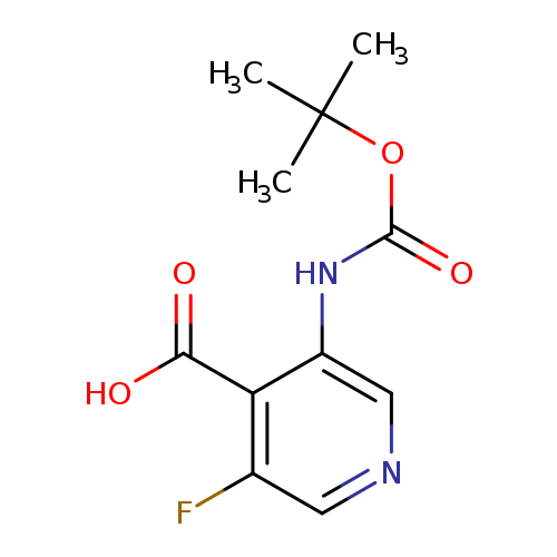 3-{[(tert-butoxy)carbonyl]amino}-5-fluoropyridine-4-carboxylic acid