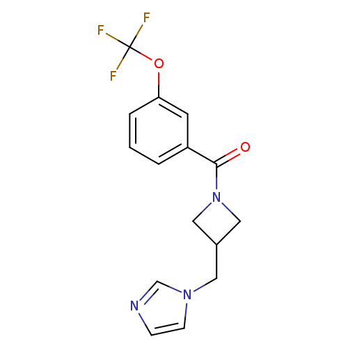 1-({1-[3-(trifluoromethoxy)benzoyl]azetidin-3-yl}methyl)-1H-imidazole