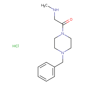 1-(4-benzylpiperazin-1-yl)-2-(methylamino)ethan-1-one hydrochloride