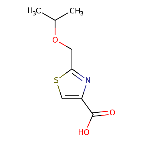 2-[(propan-2-yloxy)methyl]-1,3-thiazole-4-carboxylic acid