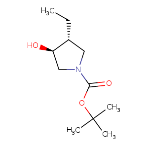 tert-butyl (3R,4S)-3-ethyl-4-hydroxypyrrolidine-1-carboxylate