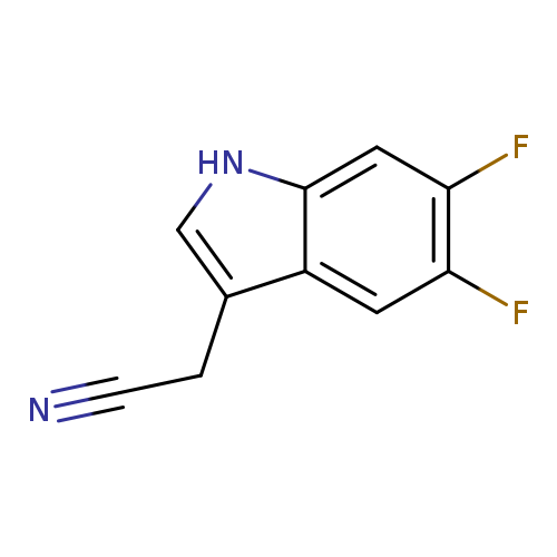 2-(5,6-difluoro-1H-indol-3-yl)acetonitrile