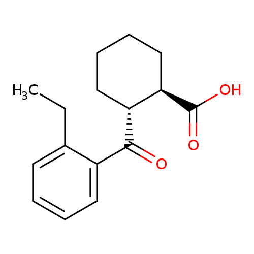 trans-2-(2-Ethylbenzoyl)cyclohexane-1-carboxylic acid