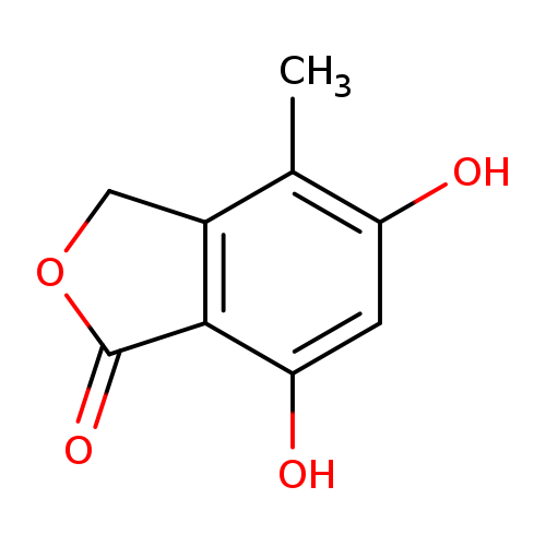 1(3H)-Isobenzofuranone, 5,7-dihydroxy-4-methyl-