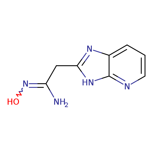 1H-Imidazo[4,5-b]pyridine-2-ethanimidamide, N-hydroxy-