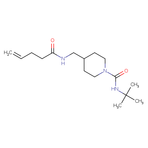 N-tert-butyl-4-[(pent-4-enamido)methyl]piperidine-1-carboxamide