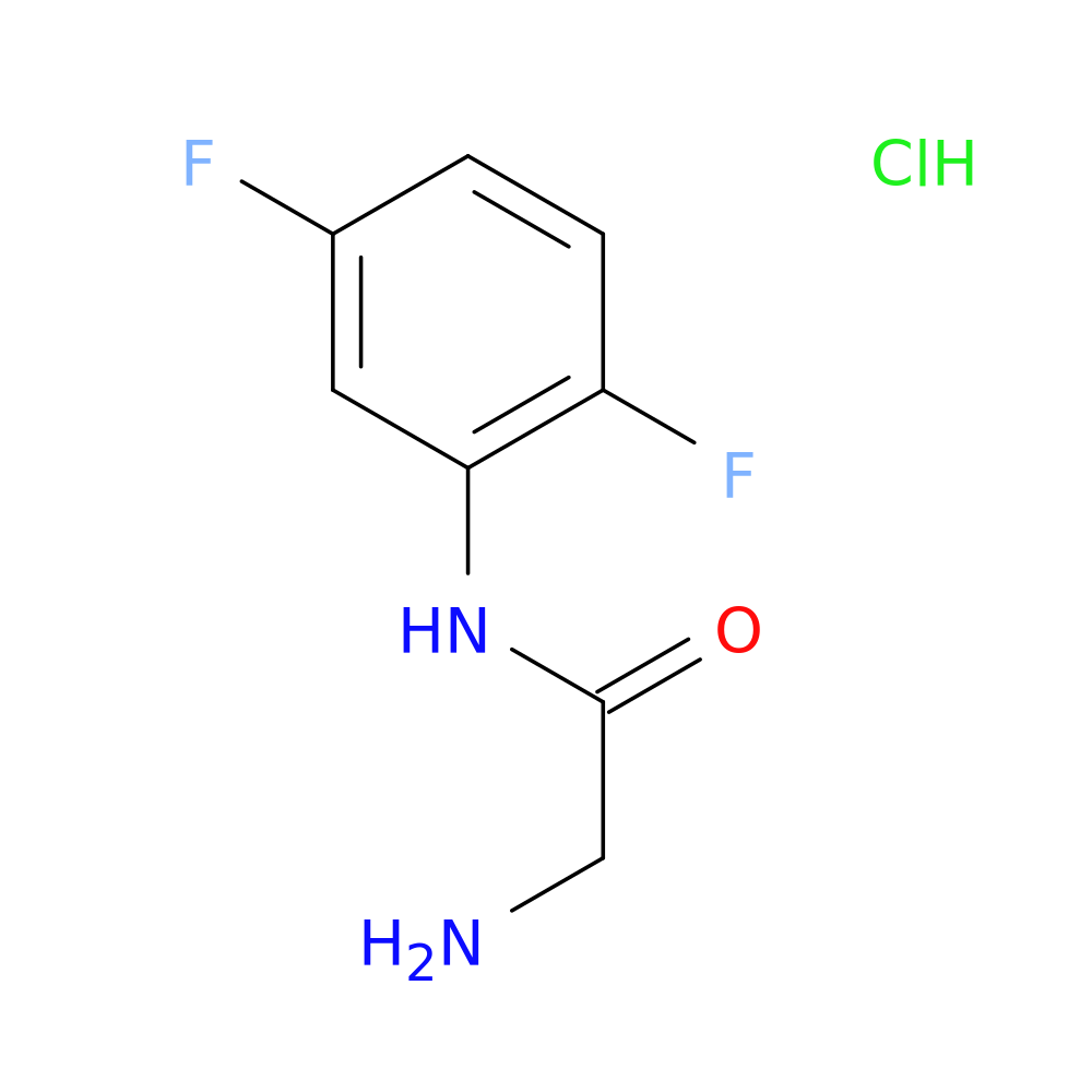 N~1~-(2,5-difluorophenyl)glycinamide hydrochloride