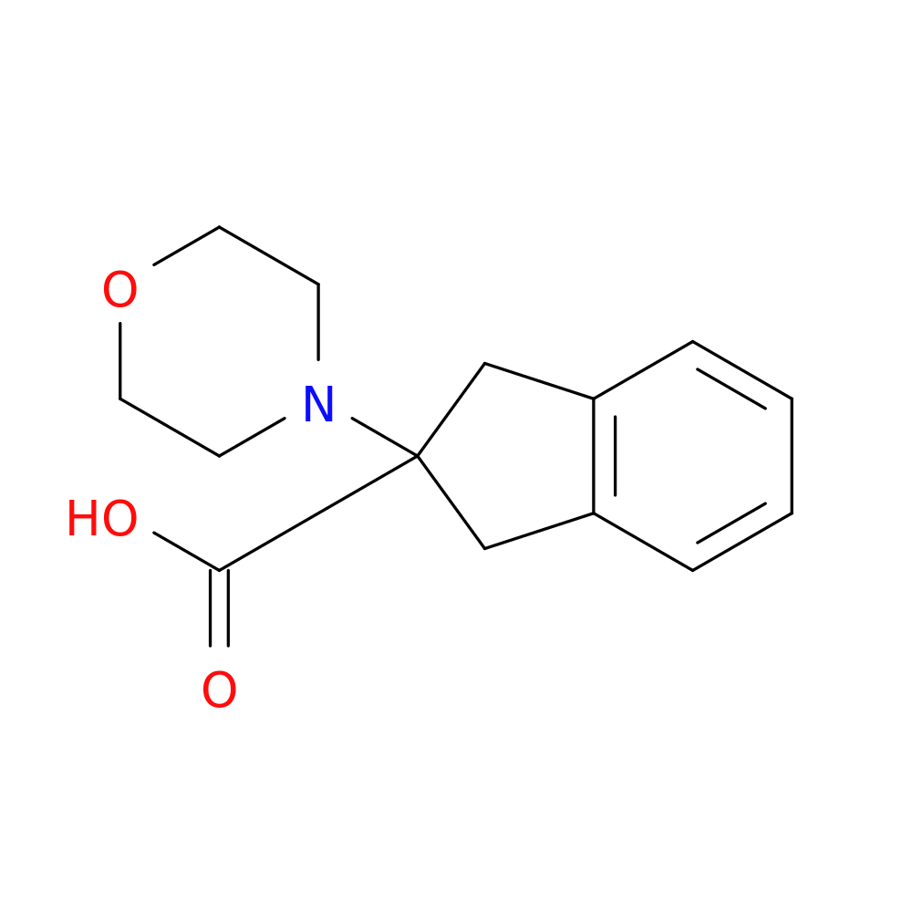 2-(morpholin-4-yl)-2,3-dihydro-1H-indene-2-carboxylic acid